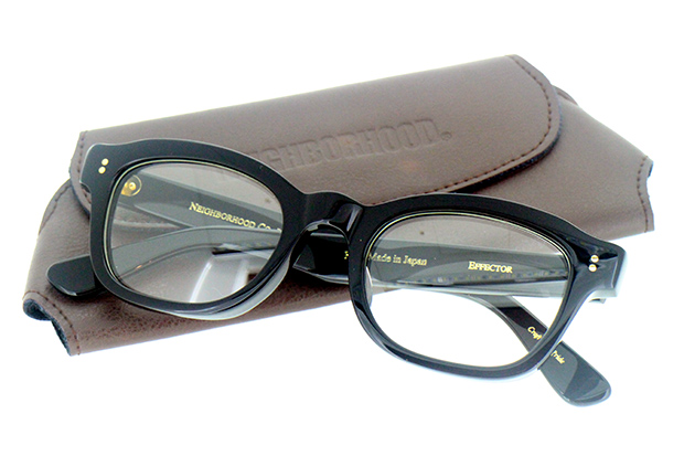 NEIGHBORHOOD / EFFECTOR : TRAMP 黒縁眼鏡サイズ