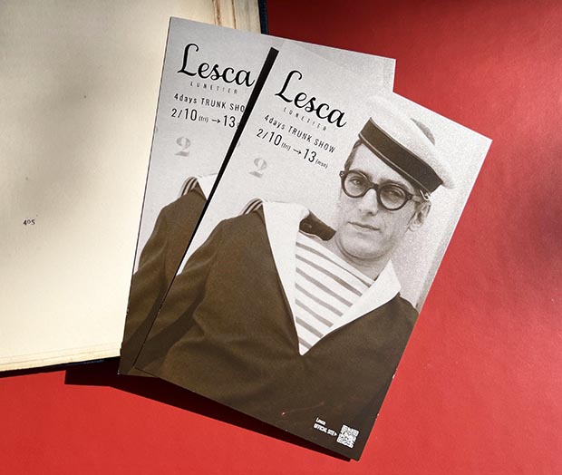 いよいよ明日よりスタート！Lesca Lunetier TRUNK SHOW(レスカルネ 