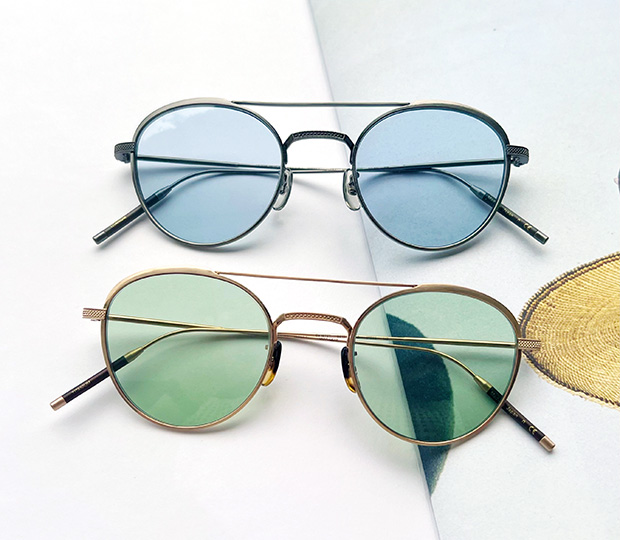 OLIVER PEOPLES 日本の職人による美しいメタルツーブリッジ ”TK-2″ D